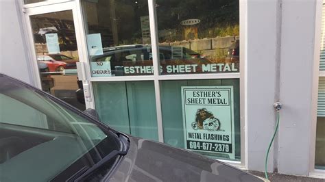 esthers sheet metal|esther's sheet metal burnaby.